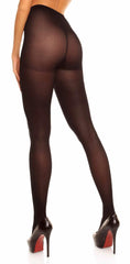 Strumpfhose Transparent Übergröße XL bis 4XL Schwarz Hoher Komfortbund