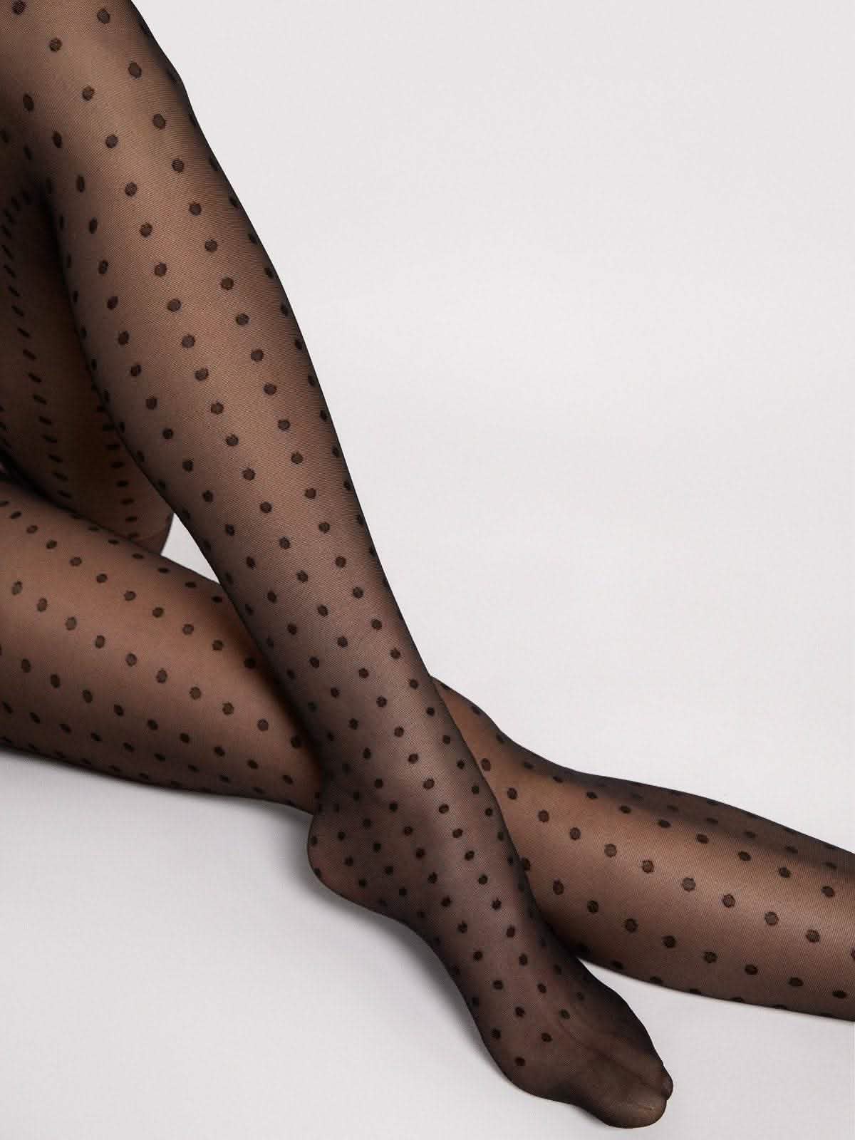 Strumpfhose mit Punkten - Charlize