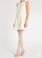 Weiße Strumpfhose mit Punkten - Charlize