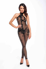 Verführerischer Mesh Catsuit Mit Offener Schulterpartie Damen