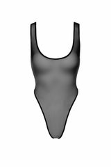 Durchsichtiger Body Mit Hoher Taille Für Sinnliche Eleganz