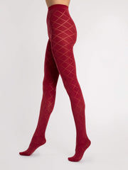 Rote Strumpfhose Blickdicht - Fusil