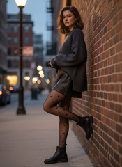 Strumpfhose mit Herzen - The Royal