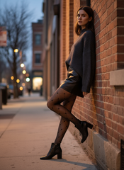 Strumpfhose mit Herzen - The Royal