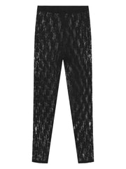 Sale: Transparente Spitzen Leggings