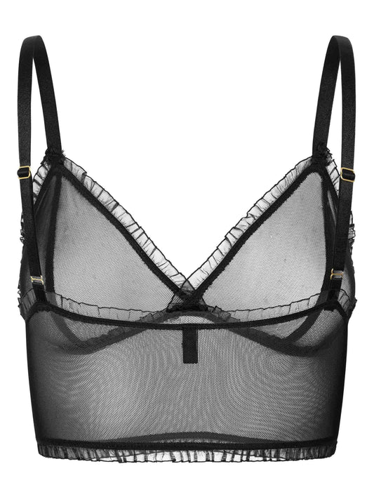Tüll-Bralette Mit Rüschen Für Sinnlichkeit Und Komfort