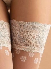 Hochzeitsstrümpfe Creme-Weiß - Dolce Vita