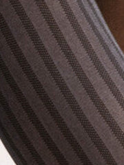 Graue gestreifte Strumpfhose - Colour Story