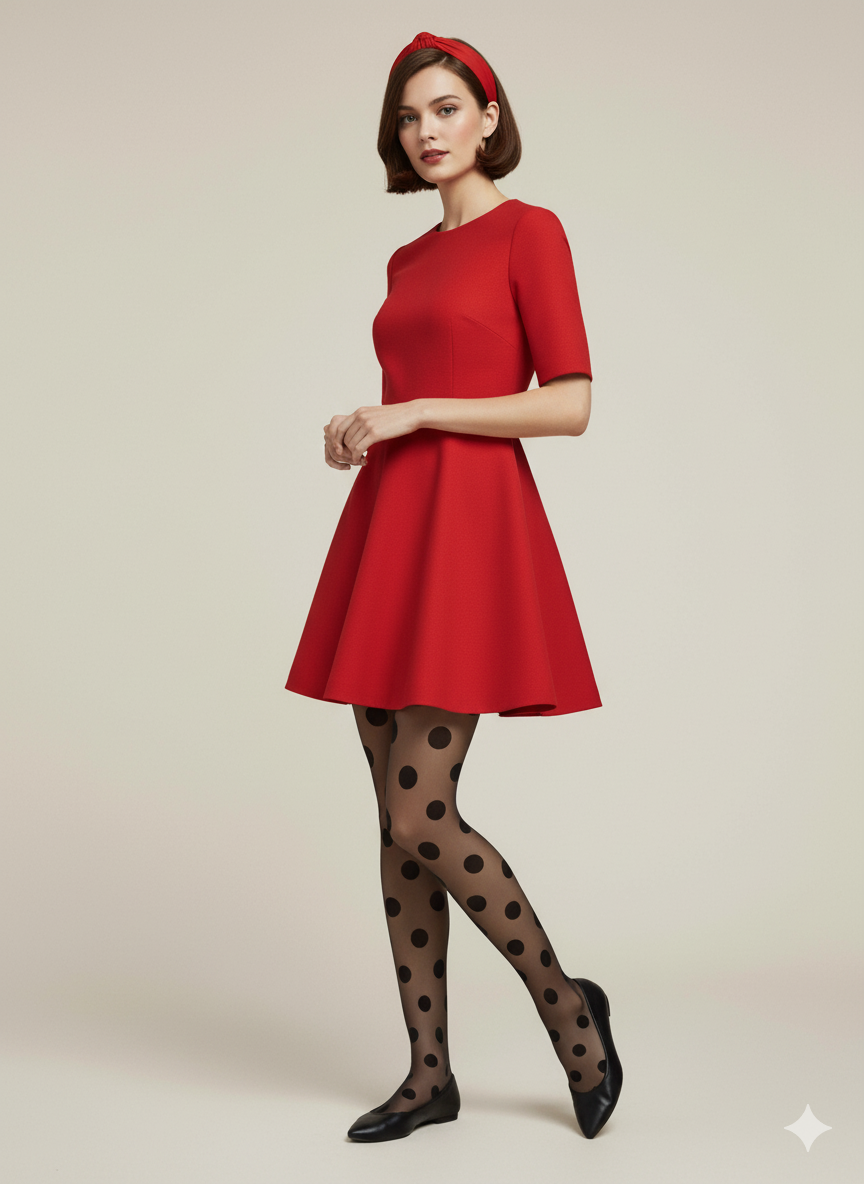 Sale: Strumpfhose mit großen Punkten Größe S - Giulietta