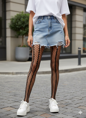 Sale: Netzstrumpfhose Größe M - Lady Rock