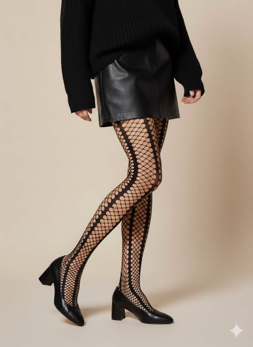 Sale: Netzstrumpfhose Größe M - Lady Rock