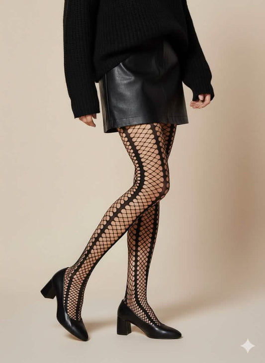 Sale: Netzstrumpfhose Größe M - Lady Rock