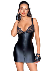 Sale: Wetlook Minikleid mit Spitzenbrust - Größe M