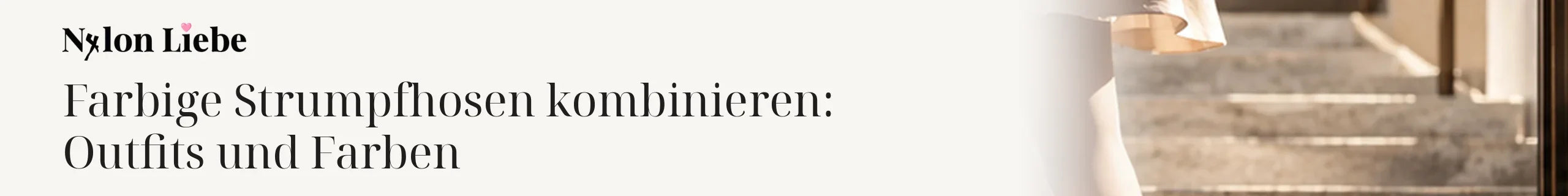Titelbild zum Magazinbeitrag: Farbige Strumpfhosen kombinieren: Outfits und Farben