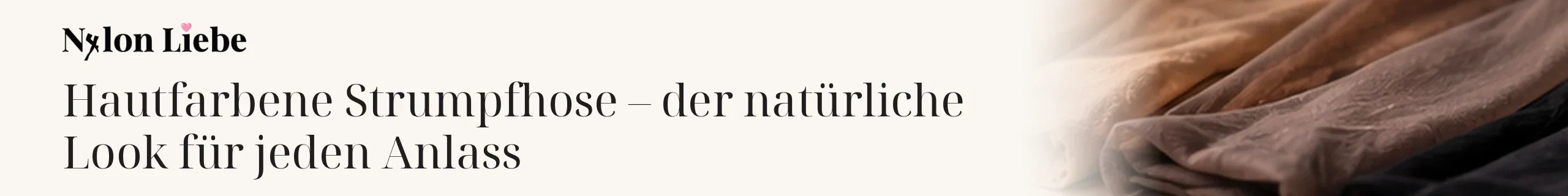 Titelbild zum Magazinbeitrag: Hautfarbene Strumpfhose – der natürliche Look für jeden Anlass
