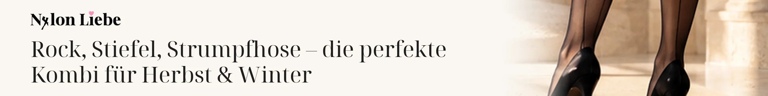 Titelbild zum Magazinbeitrag: Rock, Stiefel, Strumpfhose – die perfekte Kombi für Herbst & Winter
