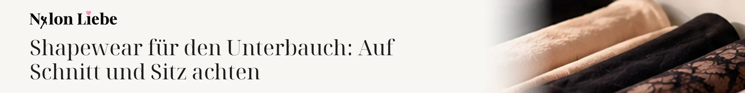 Titelbild zum Magazinbeitrag: Shapewear für den Unterbauch: Auf Schnitt und Sitz achten