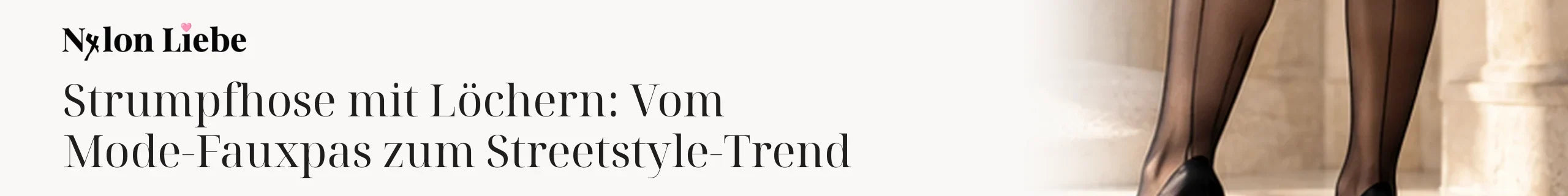 Titelbild zum Magazinbeitrag: Strumpfhose mit Löchern: Vom Mode-Fauxpas zum Streetstyle-Trend