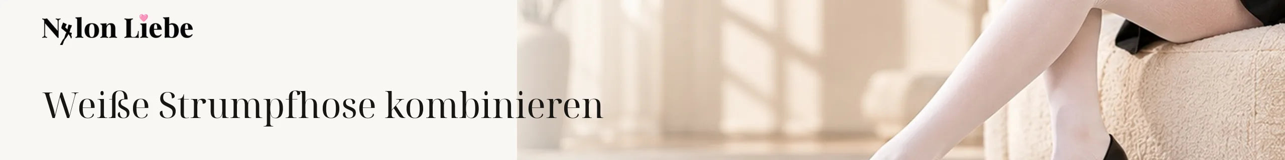 Nylon Liebe – weiße Strumpfhose mit schwarzem Mary-Jane-Schuh, Stylingtipps für helle Nylons