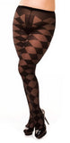Strumpfhose Diamond 20 in Übergröße – Gr. 40 bis 58 (XL-3XL) – Rautenmuster & Elegant