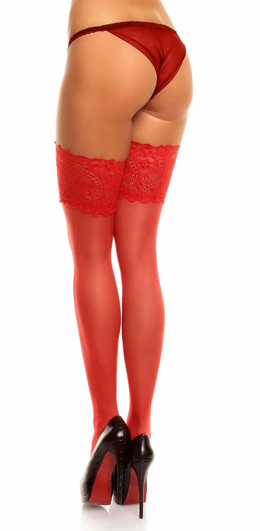 Strumpfhose Halterlos Übergröße XL bis 4XL Schwarz Komfortbund