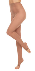 Strumpfhose Transparent Übergröße XL bis 4XL Schwarz Zehenfrei