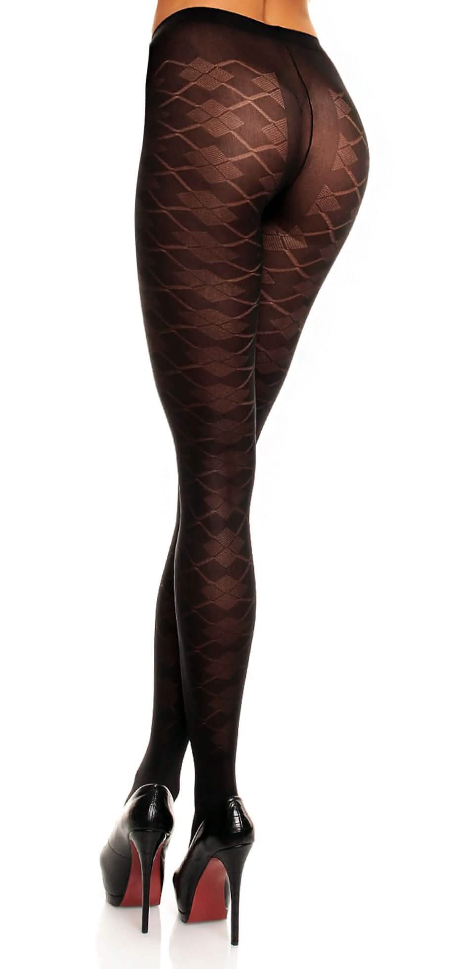 Strumpfhose Matt Übergröße XL bis 4XL Schwarz Hoher Komfortbund