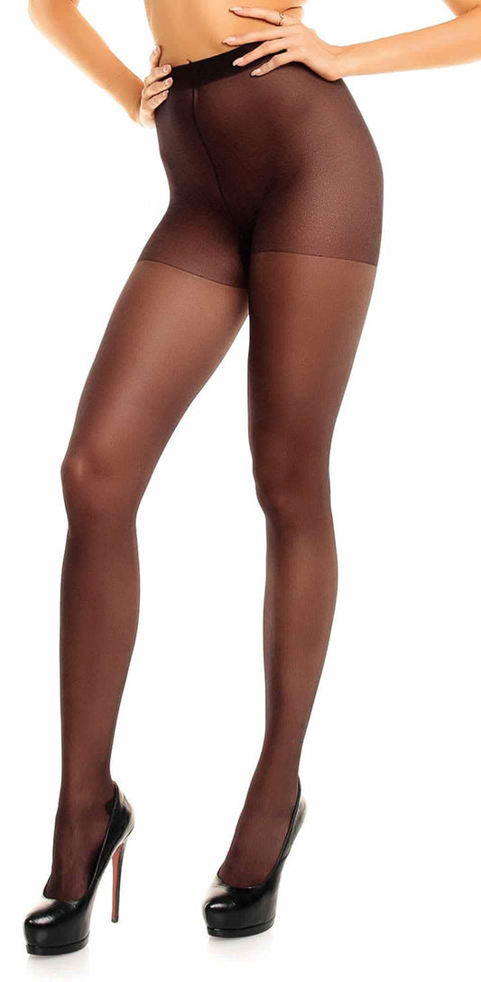 Strumpfhose Mit Naht Übergröße XL bis 4XL Schwarz Komfortbund