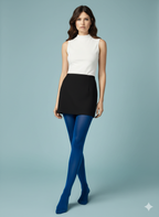 Sale: Die glänzende blaue Strumpfhose: Glossy