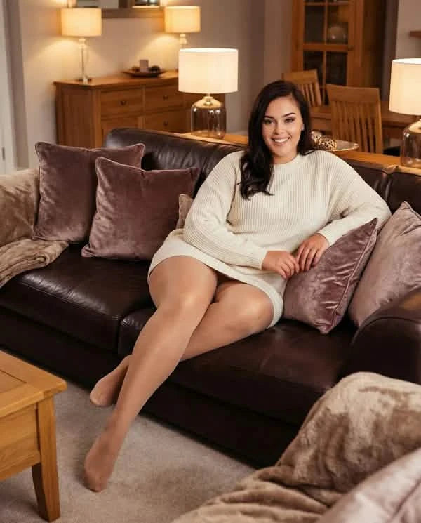 Strumpfhose Satin 20 in Übergröße – Gr. 40 bis 62 (XL-4XL) – Transparent & Edel