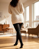 Meia-calça Ouvert 60 – Tamanho Grande (XL a 4XL) – Opaca e Mate