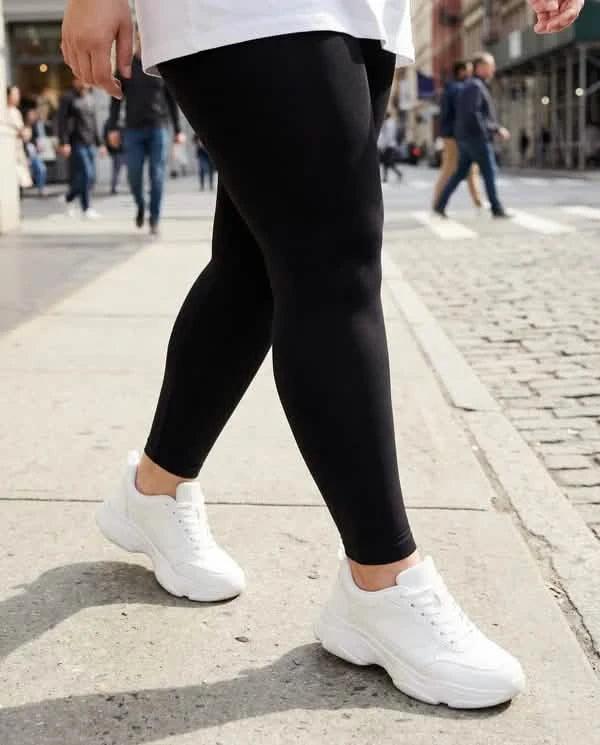 Nylon Leggings Velvet 80 in Übergröße – Gr. 40 bis 62 (XL-4XL) – Blickdicht & Samtig