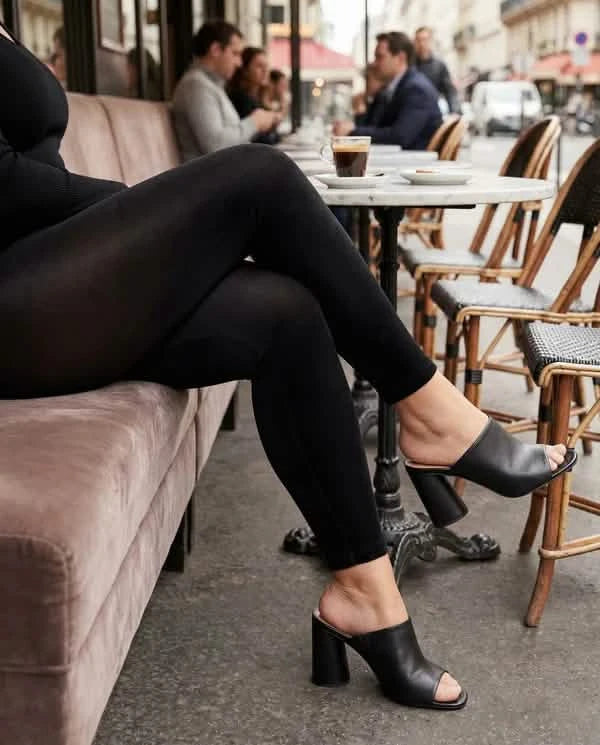 Nylon Leggings Velvet 80 in Übergröße – Gr. 40 bis 62 (XL-4XL) – Blickdicht & Samtig
