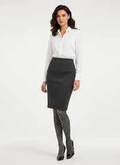 Graue Strumpfhose mit Muster - The French