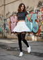 High Waist Overknee Strumpfhose - Glamour Contour