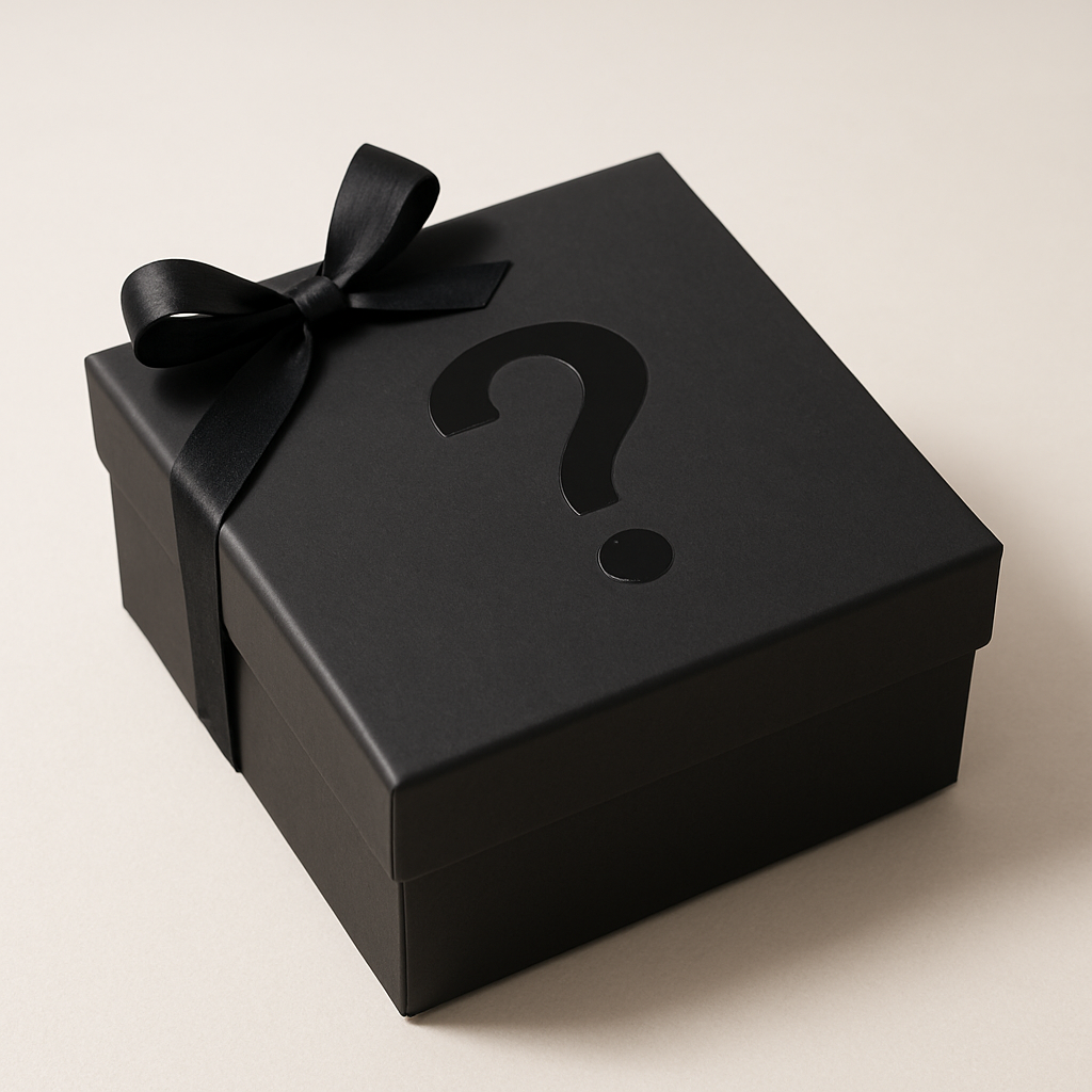 Mystery Box - 3 Nylonstrümpfe mit Muster und Spitze
