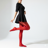 Sale: Rote Strumpfhose Glossy