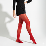 Sale: Rote Strumpfhose Glossy