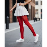 Sale: Rote Strumpfhose Glossy