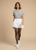 Strumpfhose mit Herzen - Love Potion - Schwarz