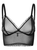 Tüll-Bralette Mit Rüschen Für Sinnlichkeit Und Komfort