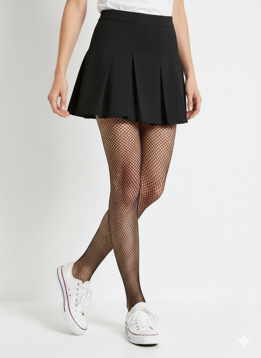 Netzstrumpfhose NETIQUE Fischnetz Strumpfhose Schwarz Damen