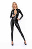 Wetlook Catsuit mit Reißverschluss - Powerwetlook Catsuit von Noir Handmade - Schwarz