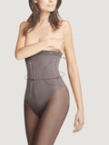 High Waist ShapewearStrumpfhose - Grau